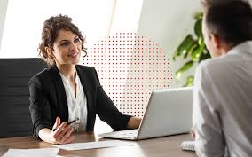 HR adviser with a business team